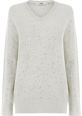Oasis The Nicole Sequin Knit Jumper