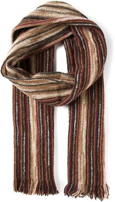 Missoni striped knit scarf