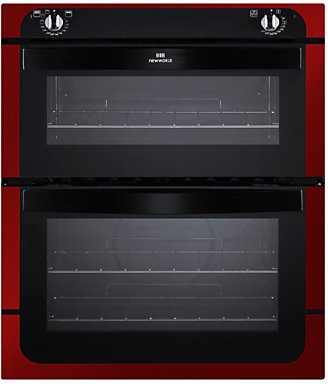 New World NW701DO Double Built-Under Electric Oven, Red