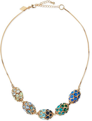 Sequin Pave Cluster Necklace