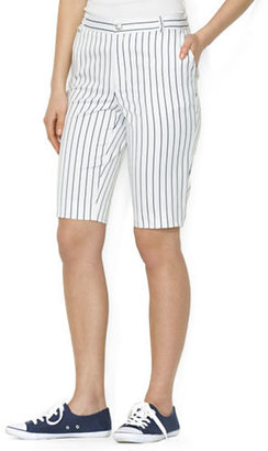 Lauren Ralph Lauren Straight Stretch-Cotton Shorts
