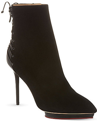 Charlotte Olympia Laced up Deborah boot