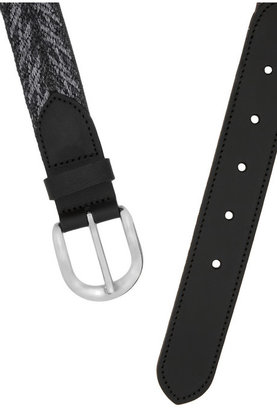 Etoile Isabel Marant Uma embroidered leather belt