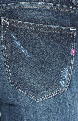 Vigoss 'Thompson Tomboy' Crop Jeans (Medium Wash) (Juniors)