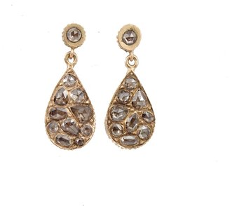 Yossi Harari Sara Diamond Pear Shape Earrings