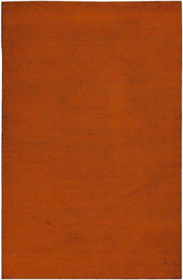 Surya Manhattan MAN-6661 Contemporary Hand Knotted 100% New Zealand Wool Rust 8' x 11' Solid Area Rug