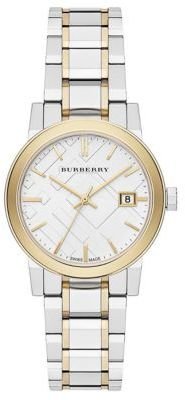 Burberry Ladies' Two-Tone Bracelet Band Watch