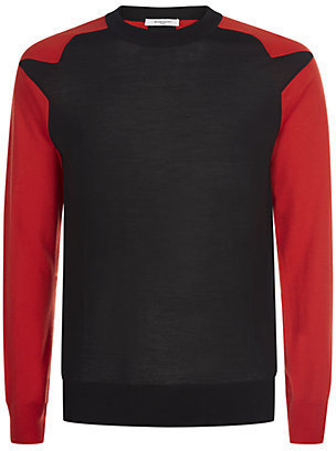 Givenchy Star Sleeve Wool Sweater