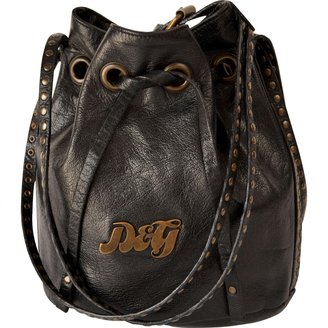 Dolce & Gabbana Drawstring Bucket Leather Bag