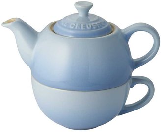 Le Creuset Stoneware tea for one coastal blue