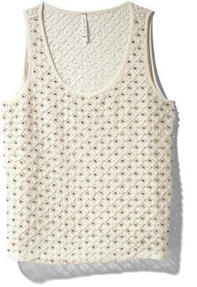 Willow & Clay Sheer Embellished Tank