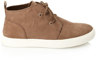 Forever 21 Faux Suede High-Top Sneakers