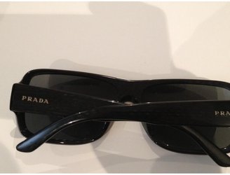 Prada Black Plastic Sunglasses