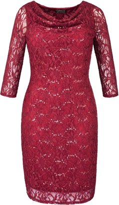 Grace Made in Britain sequin lace dress