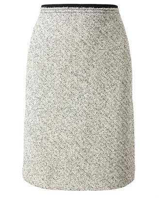 Carven Virgin Wool Tweed Miniskirt