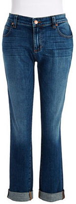 Eileen Fisher Petite Agind Boyfriend Jeans