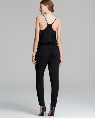 Milly Jumpsuit - Stretch Crepe Racerback