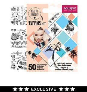 Bourjois ASOS Exclusive Body Tattoo Kit - makemylemonade