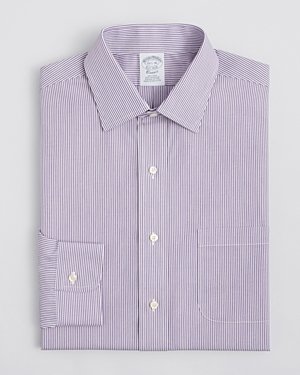 Brooks Brothers Bengal Stripe Dress Shirt - Classic Fit