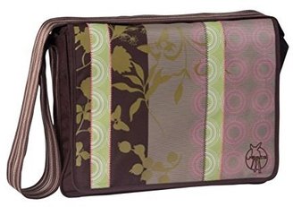 Lassig Casual Messenger Diaper Bag Colorpatch ,choco