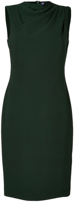 Ralph Lauren Collection Racing Green Silk Dress