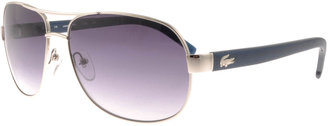 Lacoste L138S Square Classic Sunglasses Silver