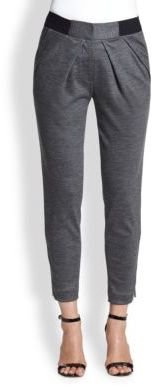 Yigal Azrouel Pleated Jersey Trousers