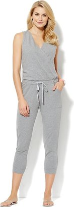 New York and Company Love, NY&C Collection - Wrap Cotton Jumpsuit