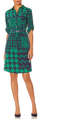 The Limited Houndstooth Shirtdress