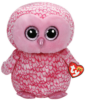 Ty Beanie Boo Pinky Owl Soft Toy, 40cm