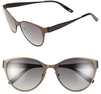Bottega Veneta 55mm Titanium Cat Eye Sunglasses