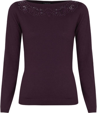 T.M.Lewin Olivia Embroidered Jumper