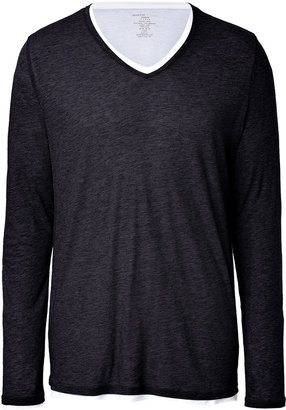 Majestic Cotton-Cashmere Double Layer T-Shirt