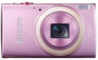 Canon IXUS 265 HS (16MP, 12x Optical Zoom, 3 inch LCD) Digital Compact Camera- Pink
