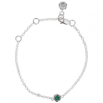 Molly Brown May Emerald Sterling Silver Bracelet