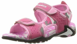 KangaROOS Boys' Camo Sinc Fashion Sandals Pink 31