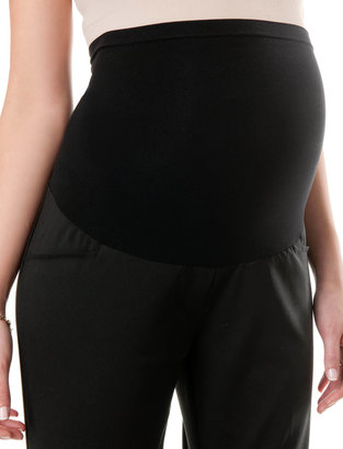 A Pea in the Pod Secret Fit Belly® Twill Back Pockets Fit And Flare Maternity Pants