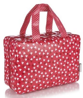 Love Hearts Debenhams Exclusive: Victoria Green Print Traveller Bag