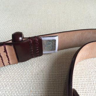 D&G 1024 D&G Burgundy Leather Belt