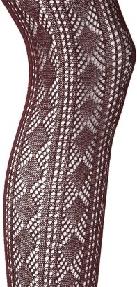 Forever 21 thick-knit pointelle tights