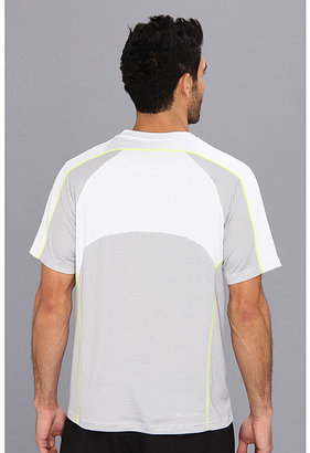 Lacoste Ultra Dry Short Sleeve Textured Trim Zip Placket T-Shirt
