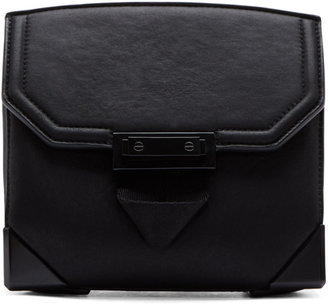 Alexander Wang Black Leather Prisma Marion Shoulder Bag