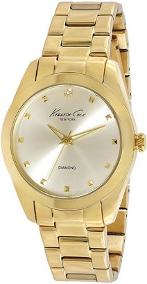 Kenneth Cole Yellow Gold IP Ladies Watch