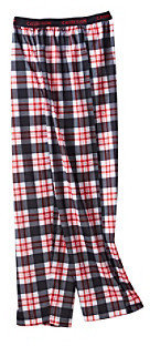 Calvin Klein Boys' 5-16 Red Plaid Pajama Pants
