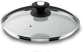 Lacor GLASS LID WITH STEAM HOLE 18CM