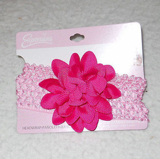 Expressions NEW Thick Headband with Attached Flower! (Sold Individually)