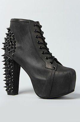 Jeffrey Campbell The Spike Shoe in Black With Black Studs