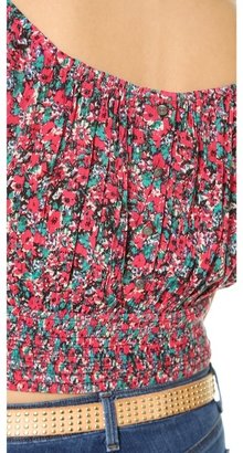 Free People Gypsy Road Smocked Top