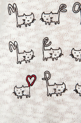 Patterson J. Kincaid PJK Printed Cat Tails Sweater