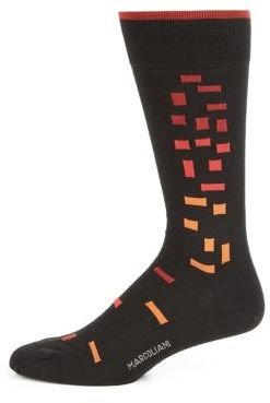 Marcoliani Printed Merino Wool-Blend Socks